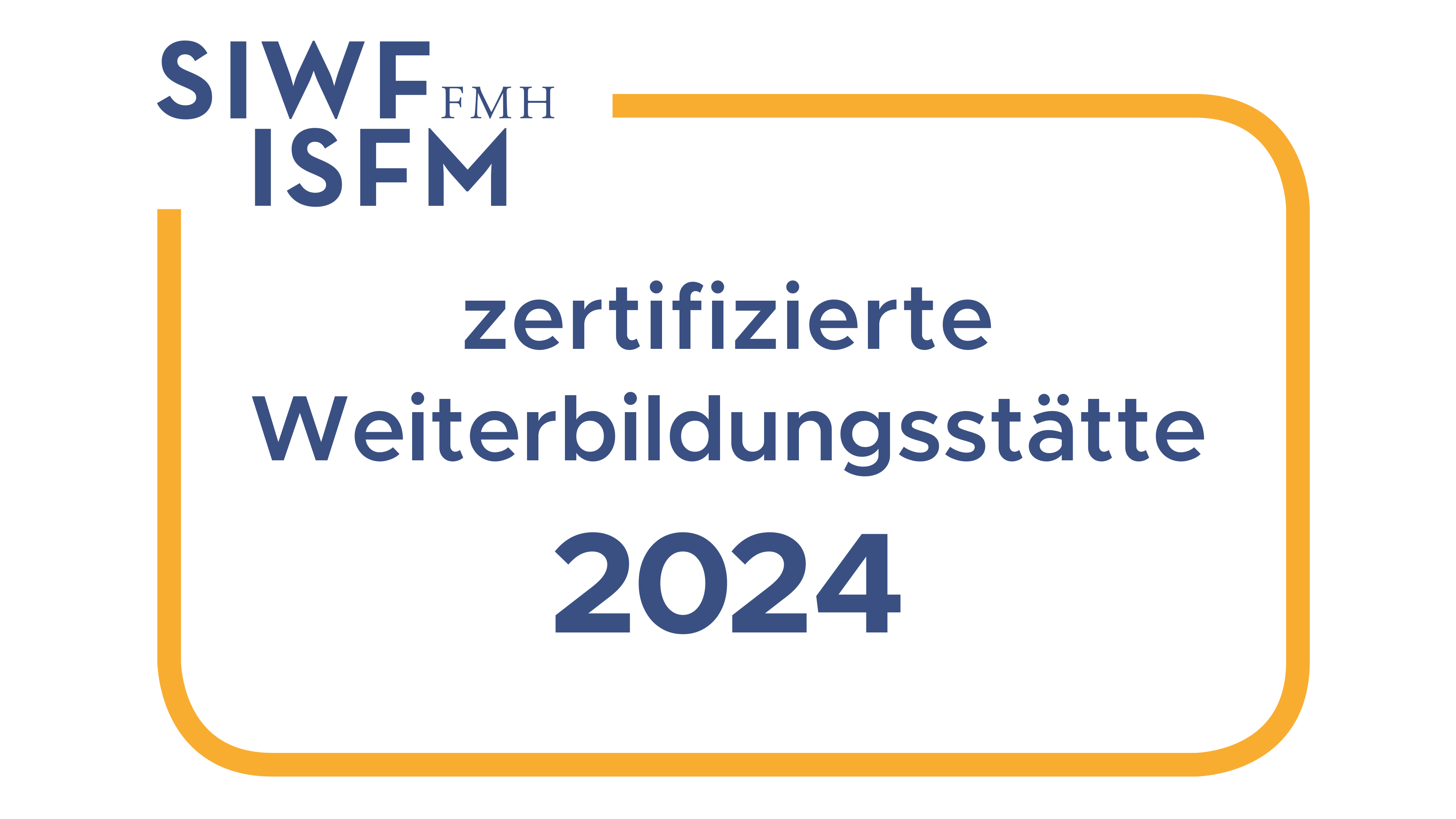 Logos SIWF Zertifiziert Weiterbildungsstaette 2024 D RGB